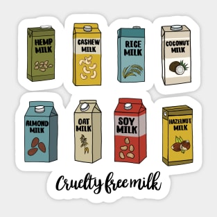 Milk alternatives Sticker